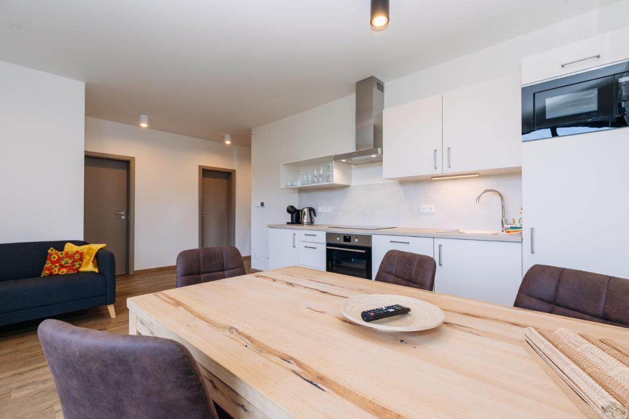 Apartment Enzian Loučná pod Klínovcem Dış mekan fotoğraf